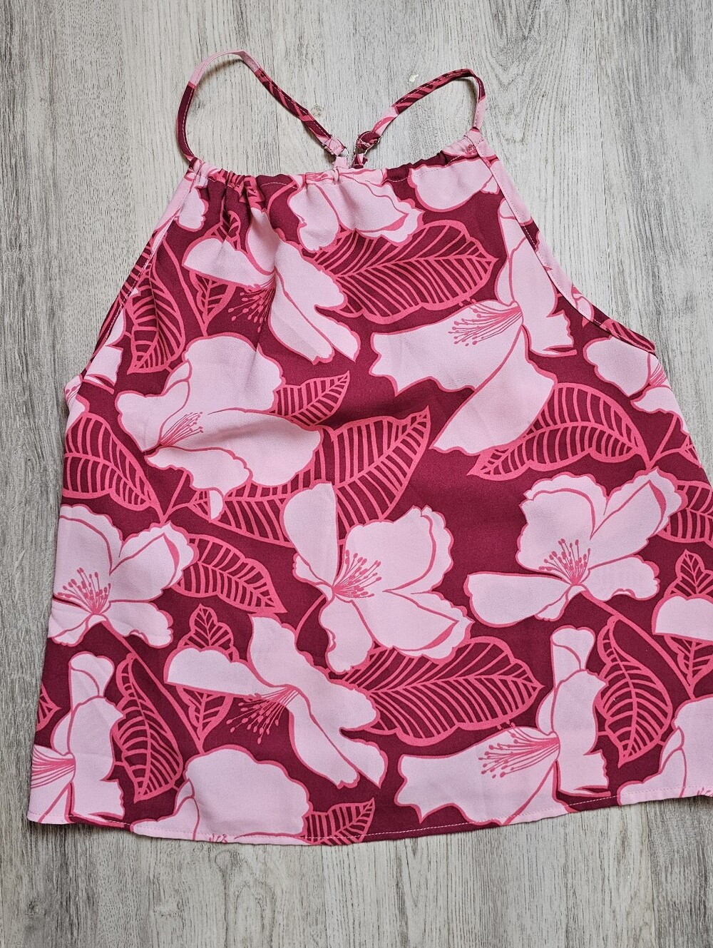 Sugar Lips Matching Halter Top Ruffle Wide Leg Pant Set - Picture 3 of 8